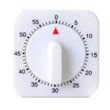 New Arrivals White Kitchen Square 60 Minute Mechanical Timer Reminder Counting high quality