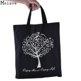 New Arrivals Good Quality Women Pure Cotton Canvas Bag Shopping Bag Handbag Environmental Protection Bag Gift Jan1