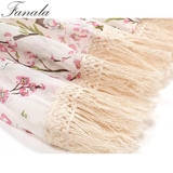 New Arrivals 2017 Women Blouses Plus Sizes Floral Cardigan Women Tops Chiffon Batwing Blouse Kimono Cardigan Chemise Femme XL
