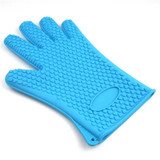 Heat Resistant Silicone Oven Glove Thick Cooking BBQ Grill Glove Oven Mitt Baking Glove Kitchen Barbecue Glove
