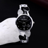 heart shaped bracelet watch women watches rhinestone women's watches ladies watch clock bayan saat relogio feminino reloj mujer