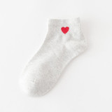 Heart Cute College Wind Simple Female Socks Warm Comfortable Cotton Sweet Ship Boat Short Sock Thin Ankle Invisible Women socks