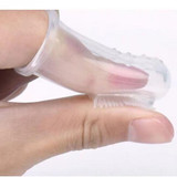 Healthy Kids Baby Infant Oral Dental Teeth Cleaning Care Hygiene Brushes Soft Silicone Finger Toothbrush Massager Brush with box