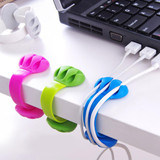 Headphone Headset Wire Wrap Cord Winder Table Organizer Cable Collector Silica Smart Wrap For Headphone Earphones 5.5x3.7cm