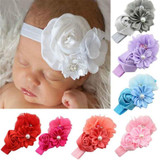 Headband 2017 NEW Brand Newborn Elastic Feather Flower Headbands Hair Bands Flower Accessories Photographic #AU3350 Headband 2017 NEW Brand Newborn Elastic Feather Flower Headbands Hair Bands Flower Accessories Photographic #AU3350