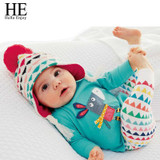 HE Hello Enjoy Baby girl clothing set Brand Baby girl clothes infant clothing china baby boy clothes cute little donkey pattern HE Hello Enjoy Baby girl clothing set Brand Baby girl clothes infant clothing china baby boy clothes cute little donkey pattern