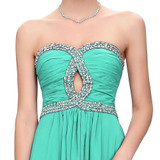 Grace Karin Bridesmaid Dresses Long Blue Cheap Wedding Party Dress Floor Length Chiffon Beading Bridemaids Dresses 2017