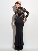 Gothic Style Mermaid Skirts Women Sexy Fishtail Corset Bottoms Vintage Lace-Up Long Frilly Skirt Slim Floor-Length Trumpet Skirt