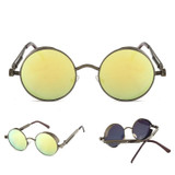 Gothic Steampunk Mens Sunglasses Coating Mirrored Sunglasses Round Circle Sun glasses Retro Vintage Gafas Masculino Sol SG-45 Gothic Steampunk Mens Sunglasses Coating Mirrored Sunglasses Round Circle Sun glasses Retro Vintage Gafas Masculino Sol SG-45