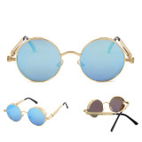 Gothic Steampunk Mens Sunglasses Coating Mirrored Sunglasses Round Circle Sun glasses Retro Vintage Gafas Masculino Sol SG-45 Gothic Steampunk Mens Sunglasses Coating Mirrored Sunglasses Round Circle Sun glasses Retro Vintage Gafas Masculino Sol SG-45