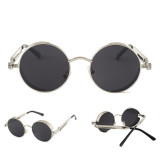 Gothic Steampunk Mens Sunglasses Coating Mirrored Sunglasses Round Circle Sun glasses Retro Vintage Gafas Masculino Sol SG-45 Gothic Steampunk Mens Sunglasses Coating Mirrored Sunglasses Round Circle Sun glasses Retro Vintage Gafas Masculino Sol SG-45