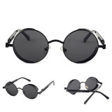 Gothic Steampunk Mens Sunglasses Coating Mirrored Sunglasses Round Circle Sun glasses Retro Vintage Gafas Masculino Sol SG-45 Gothic Steampunk Mens Sunglasses Coating Mirrored Sunglasses Round Circle Sun glasses Retro Vintage Gafas Masculino Sol SG-45