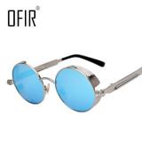 Gothic Steampunk Mens Sunglasses Coating Mirrored Sunglasses Round Circle Sun glasses Retro Vintage Gafas Masculino Sol SG-45 Gothic Steampunk Mens Sunglasses Coating Mirrored Sunglasses Round Circle Sun glasses Retro Vintage Gafas Masculino Sol SG-45