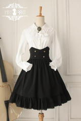 Gothic High Waist Women's Skirt Retro Style Short Skirt by Miss Point