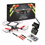V686 Fpv Rc Drones With Camera Hd Wltoys Professional Drones Quadcopters With Camera Remote Control Flying Camera Helicopter