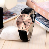 V6 Fashion Women's Watches Luxury Rose Gold Watch Women Watches Leather Clock saat montre femme horloges vrouwen reloj mujer