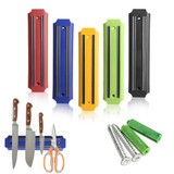 V1N Strong Magnetic Knife Tool Rest Shelf for Kitchen Pub Bar Counter Green LS4G