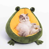 Comfortable Frog Cushion Pet Bed