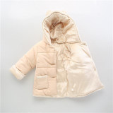 V-TREE Cotton snow wear coats boys girls winter snowsuit down baby snowsuit plus thick velvet infant snow jacket warm clothes