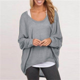 V-Neck Knitting Sweaters Autumn Women Pullovers 2018 Casual Loose Sweater Tops Winter Femme Solid Color Long Women's Top