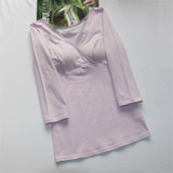 V Breast Feeding Tees Maternity Nursing Clothes Pregnant Women Breastfeeding T-shirt Maxi Premama Wear Clothing
