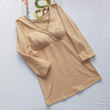 V Breast Feeding Tees Maternity Nursing Clothes Pregnant Women Breastfeeding T-shirt Maxi Premama Wear Clothing