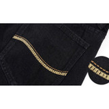Uwback Summer Casual Pants Men Designed Back Pocket Novelty Trousers Cotton 2017 Fashion Zipper Fly Male Pants DBA050