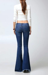 Uwback Jeans For Women 2017 Flared Jeans women Flare Retro Style Bell Bottom Skinny Jeans Female Sexy Jeans Woman TB846