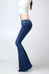 Uwback Jeans For Women 2017 Flared Jeans women Flare Retro Style Bell Bottom Skinny Jeans Female Sexy Jeans Woman TB846