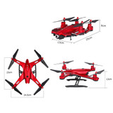 Utoghter 69508 2.0MP Wide-angle Camera Wifi FPV Foldable RC Drone 2.4G 4CH 6-Axis Gyro G-sensor Selfie Drone RTF Quadcopter