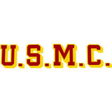 USMC 10 Inch Clear Decal