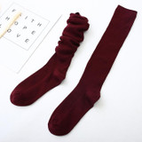Uskincare Fashion Women's Socks Solid Sexy Warm Thigh High Over The Knee Socks Long Cotton Stockings For Girls Ladies Women