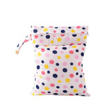 Useful Waterproof Reusable Zipper Baby Cloth Diaper Wet Dry Bag Swimer Tote Double Zipper