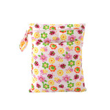 Useful Waterproof Reusable Zipper Baby Cloth Diaper Wet Dry Bag Swimer Tote Double Zipper