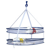 Useful High Quality 2 layers Folding Drying Rack Hanging Clothes Laundry Sweater Basket Dryer Net Dropshipping