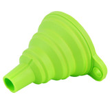 Useful High Quality 1Pc New Mini Silicone Gel Foldable Collapsible Style Funnel Hopper Kitchen Cooking Tools