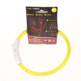 USB Practical Rechargeable LED Flashing Pet Dog Collar Light Band Safety Belt Led Lights Adjustable Luminous Dog Collar D9440
