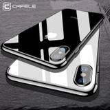 CAFELE soft TPU case for iPhone X cases ultra thin transparent plating shining case for iPhone X Mixed silicon cover