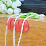 Cable Winder Wire Organizer Desktop Clips Cord Management Headphone Cord Holder For iPhone Charging Data Line 2 pcs