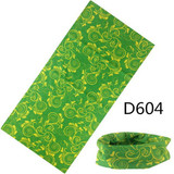 C.gree Seamless Tubular Scarf 25*48cm 100% Polyester Microfiber Multifunctional Print Bandana Scarf Bike Tube Headband