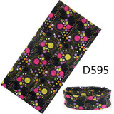 C.gree Seamless Tubular Scarf 25*48cm 100% Polyester Microfiber Multifunctional Print Bandana Scarf Bike Tube Headband