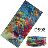 C.gree Seamless Tubular Scarf 25*48cm 100% Polyester Microfiber Multifunctional Print Bandana Scarf Bike Tube Headband