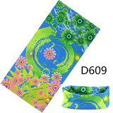 C.gree Seamless Tubular Scarf 25*48cm 100% Polyester Microfiber Multifunctional Print Bandana Scarf Bike Tube Headband