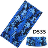 C.gree Outdoor Skull Bandanas Scarf Seamless Magic Multifunctional Bandana Headwear Sport Magic Headband Neck Tube Face Mask