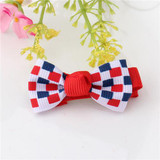 C 1PC Candy Color Ribbon Dots Kids Barrettes Baby Hair Clips BB Hairpin Children Hair Accessories Lovely Hairpins
