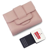 BVLRIGA Small Women Wallet Female Purse Ladies Artificial Leather Wallet Women Pink Credit Card Holder Coin Purse Clutch Walet