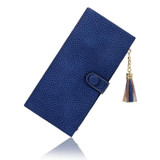 BVLRIGA Long Lady Leather Wallet Women Wallet For Credit Card Holder Female Purse Women Clutch Coin Purse Phone walet Money Bag