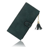 BVLRIGA Long Lady Leather Wallet Women Wallet For Credit Card Holder Female Purse Women Clutch Coin Purse Phone walet Money Bag