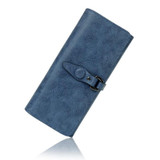 BVLRIGA Ladies Leather Wallet Women Wallet Female Purse Women Clutch Black Credit Card Holder Coin Purse Long Money Bag Walet