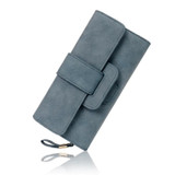 BVLRIGA Long Ladies Leather Wallet Women Wallets And Purses Wallet For Credit Card Holder Female Coin Purse Clutches Women Walet